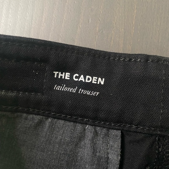 AG Adriano Goldschmied New Caden Black Leatherette Tailored Trouser - Picture 12 of 13